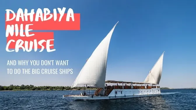 DAHABIYA Luxury Egypt Nile Cruise | You won't want to do the big river cruise ships after this