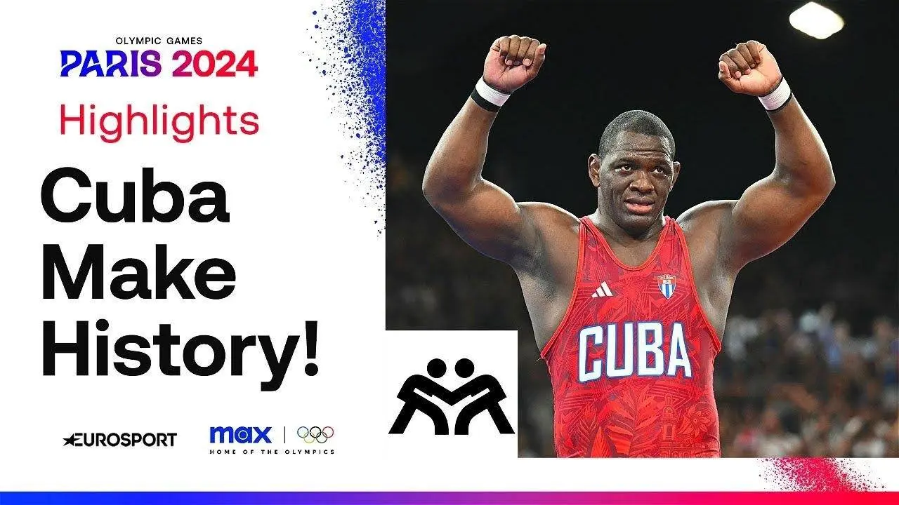 Cuba’s Mijain Lopez Nuñez becomes first-ever athlete to win five golds in same event 🇨🇺 |Paris2024