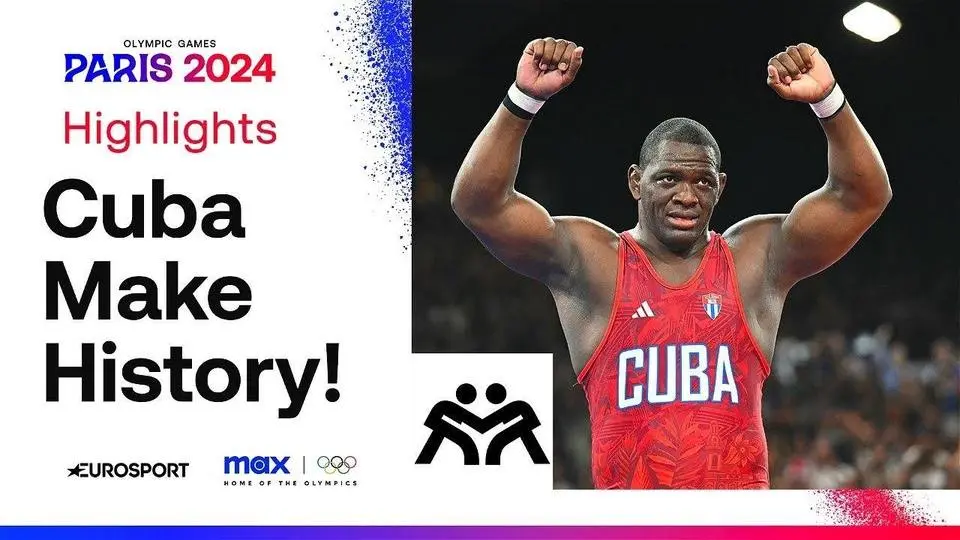 Cuba’s Mijain Lopez Nuñez becomes first-ever athlete to win five golds in same event 🇨🇺 |Paris2024