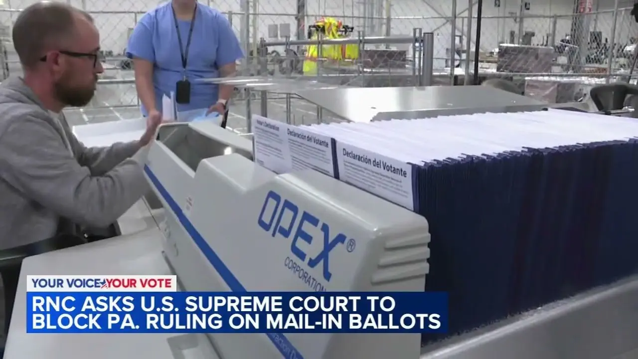 RNC asks US Supreme Court to block counting of some provisional ballots in Pennsylvania