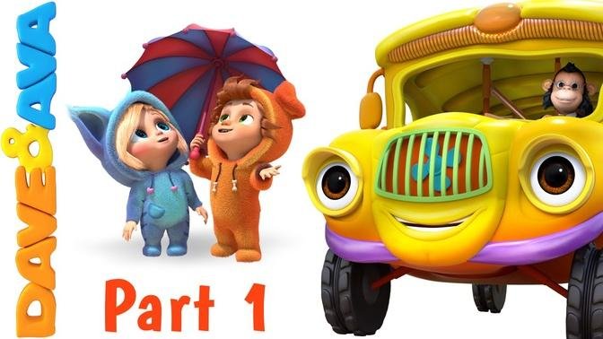 Wheels on the Bus | Nursery Rhymes and Baby Songs from Dave and Ava