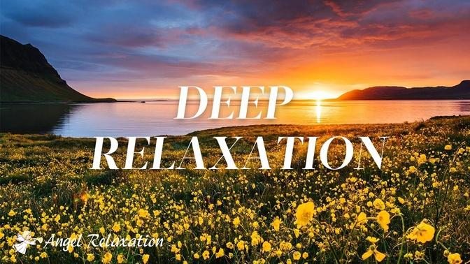 DEEP RELAX • 1 Hour Piano music for stress relief, study, sleeping, reading【Angel Relaxation】