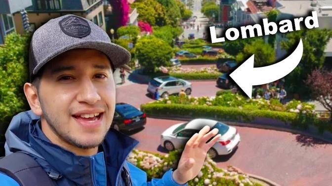 Visiting the CROOKEDEST STREET in the WORLD | Lombard Street | Things to Do San Francisco