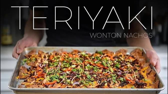 This crispy Teriyaki Nachos Recipe will leave you WONTON more