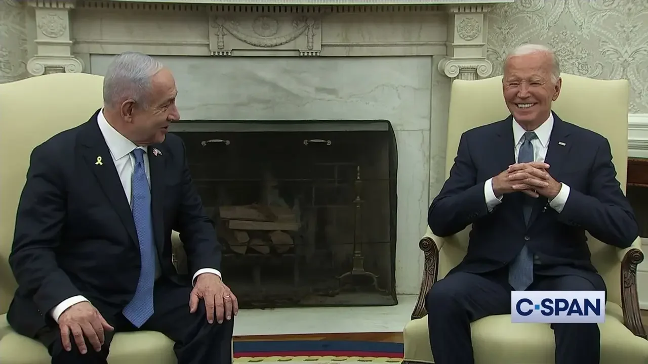 President Biden meets with Israeli Prime Minister Benjamin Netanyahu
