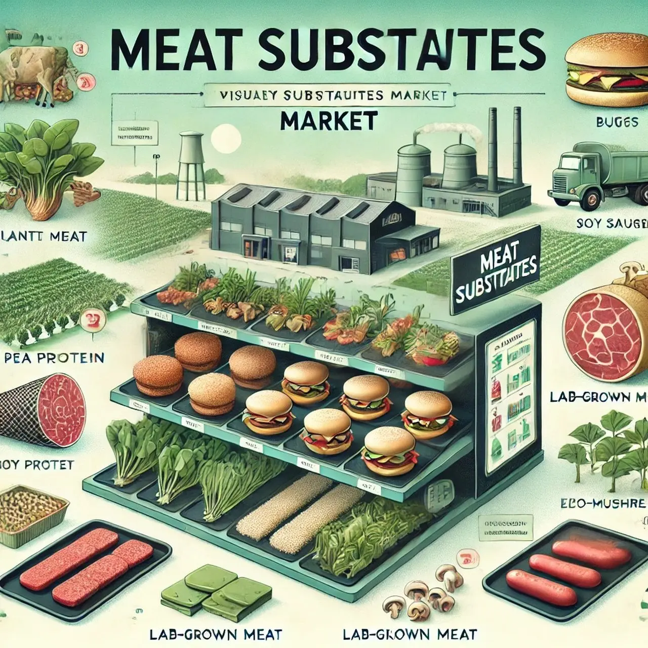Meat Substitutes Market Size, Share, Trends, Competitive Analysis, 2032