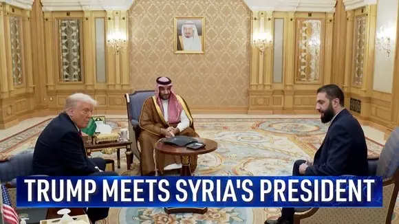 Trump Meets Syrian President Ahmed al-Sharaa