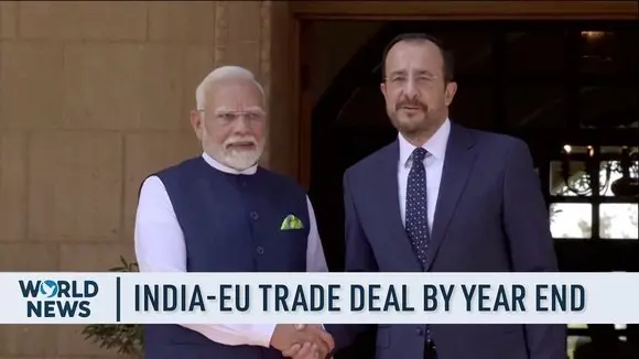 India Expects EU Trade Deal by Year End as Cyprus Pledges Support