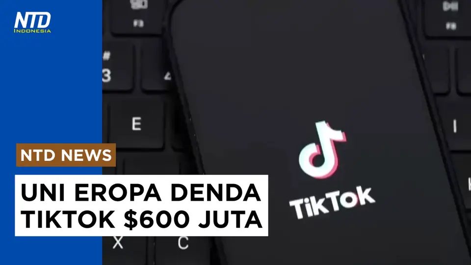 TikTok Didenda $600 Juta Oleh Regulator Uni Eropa #tiktok #bytedance