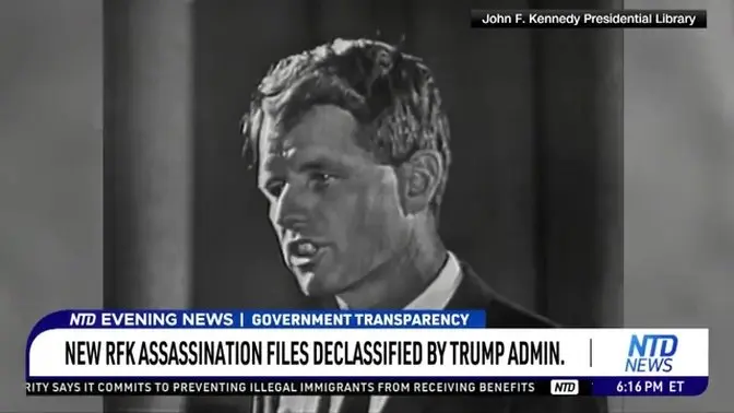 New RFK Assassination Files Declassified by Trump Admin