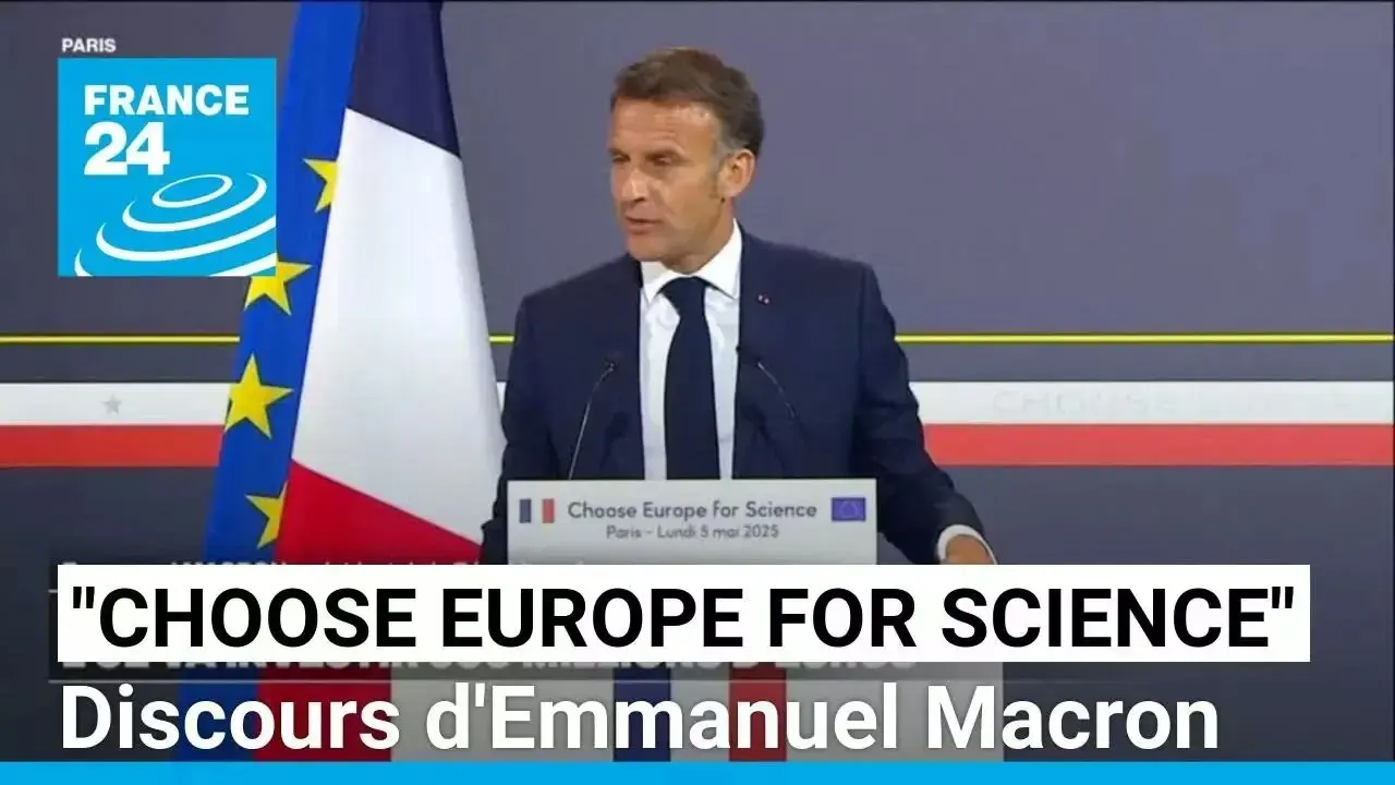 REPLAY - Discours d'Emmanuel Macron lors du sommet "Choose Europe for Science" • FRANCE 24