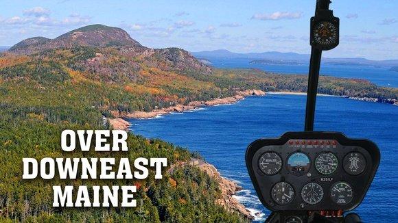 Over Downeast Maine