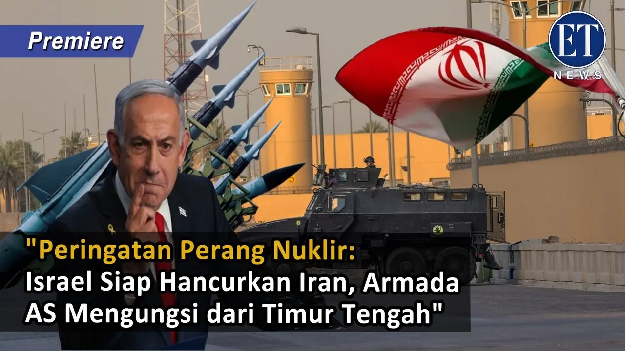 "Peringatan Perang Nuklir: Israel Siap Hancurkan Iran, Armada AS Mengungsi dari Timur Tengah"