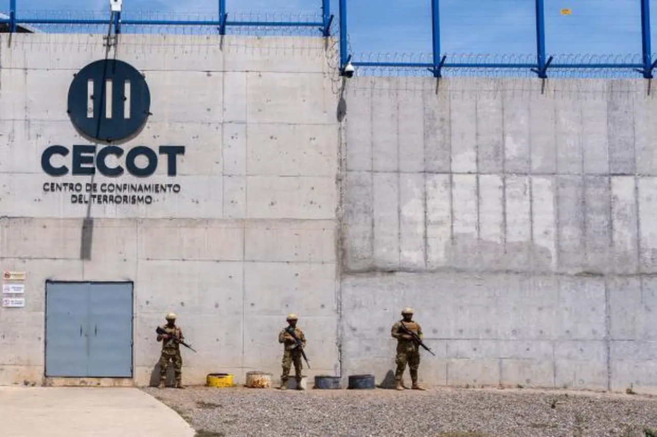 FILE – The exterior of the Terrorist Confinement Center as...