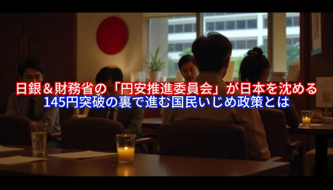日銀＆財務省の「円安推進委員会」が日本を沈める，145円突破の裏で進む国民いじめ政策とは