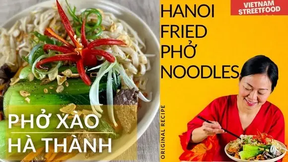 #18 DELICIOUS HANOI STREET SPECIALITY | PHỞ NOODLES STIRFRIED #recipe #vietnamstreetfood #asiancooking #hanoi #vietnamtravel