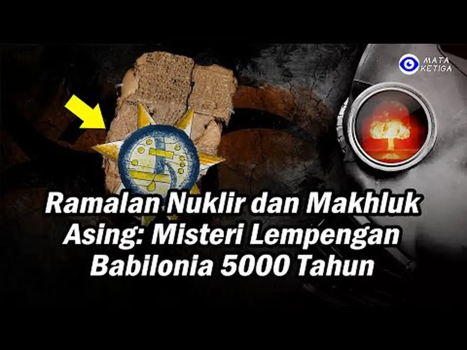 Ramalan Nuklir dan Makhluk Asing: Misteri Lempengan Babilonia 5000 Tahun
