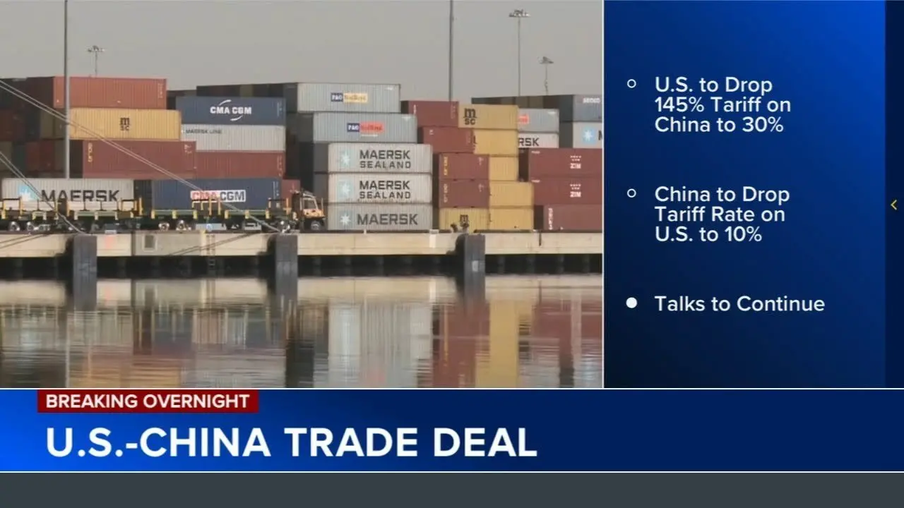 US and China announce deal to cut reciprocal tariffs for 90 days