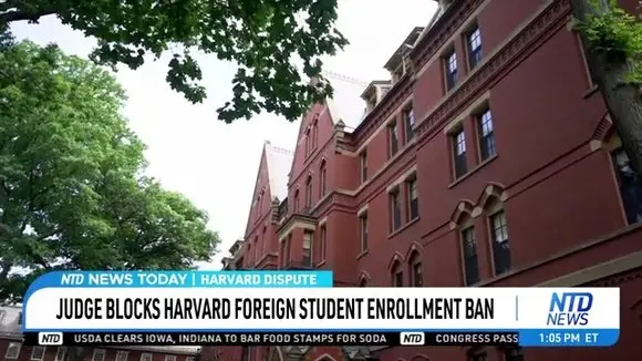 Judge Blocks Harvard Foreign Student Enrollment Ban