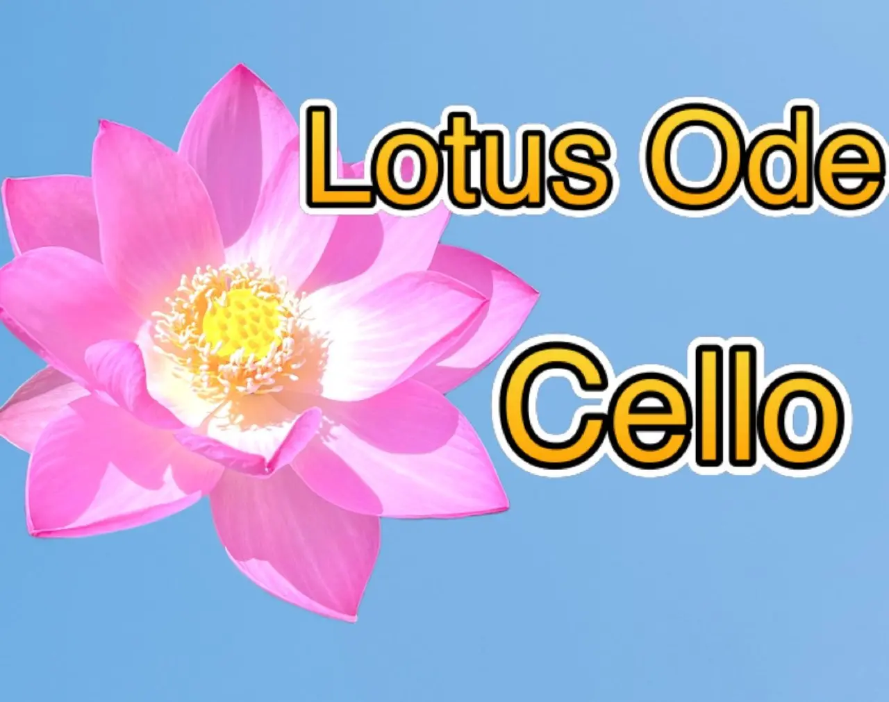 James, 10 tuổi, hôm nay lần đầu tiên tập luyện bài "Tụng Liên Hoa" bằng đàn cello.