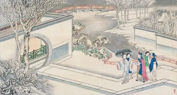 细说红楼之玖: 黛玉宝玉探病梨香院,那一场雪天围炉。