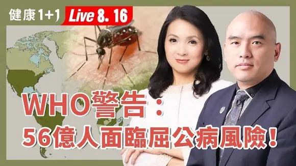 屈公病肆虐！防疫再走極端？蚊子工廠引爆疑雲！【病毒專家 林曉旭｜健康1+1 JoJo】（2025.8.16）｜健康1+1 · 直播