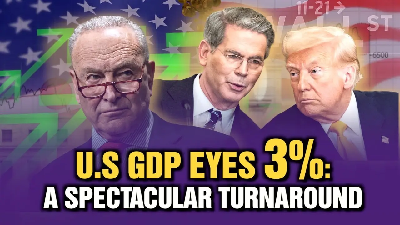 U.S GDP EYES 3%: A SPECTACULAR TURNAROUND