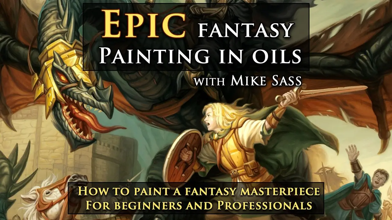 Epic Fantasy Painting In Oils (Part 1)