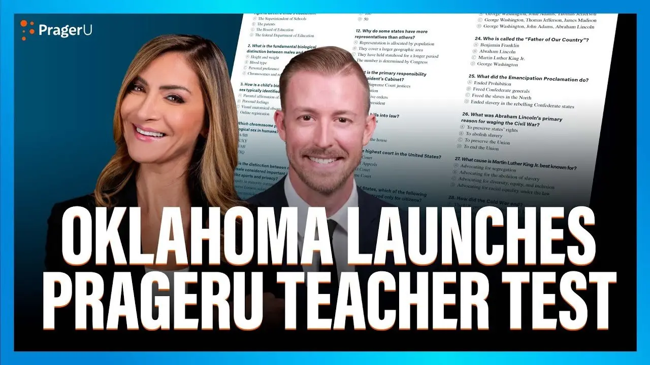 Oklahoma Launches PragerU Teacher Qualification Test