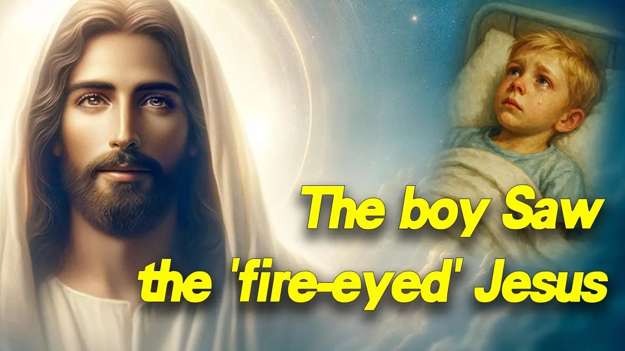 The gate of judgment is about to open! The boy saw the 'fire-eyed' Jesus!
