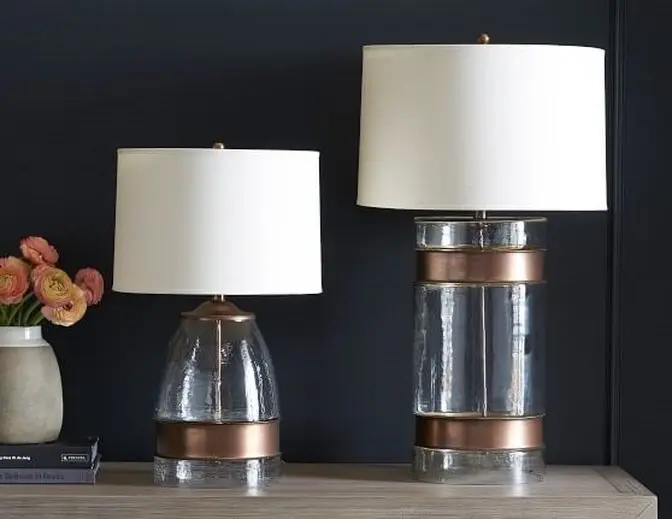 Stylish table lamps designed to enhance any room with modern elegance and warm lighting. Perfect decorative lighting accents for bedrooms, living rooms, and workspaces.